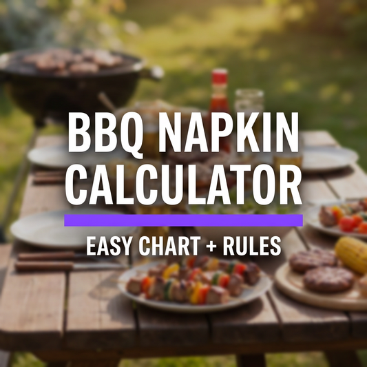 Backyard BBQ napkin calculator thumbnail