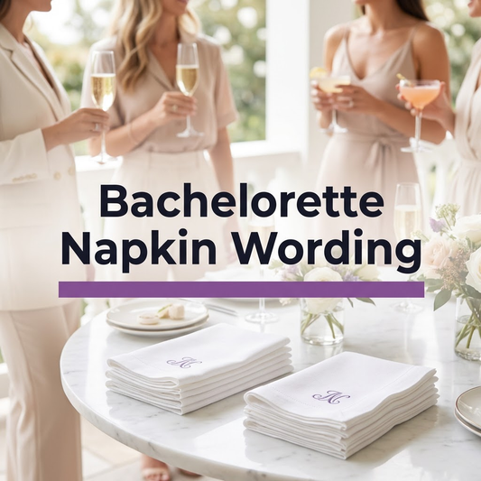 Bachelorette Napkin Wording Ideas