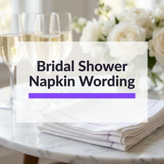 Bridal Shower Napkin Wording thumbnail