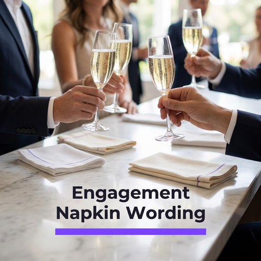 Engagement Napkin Wording thumbnail