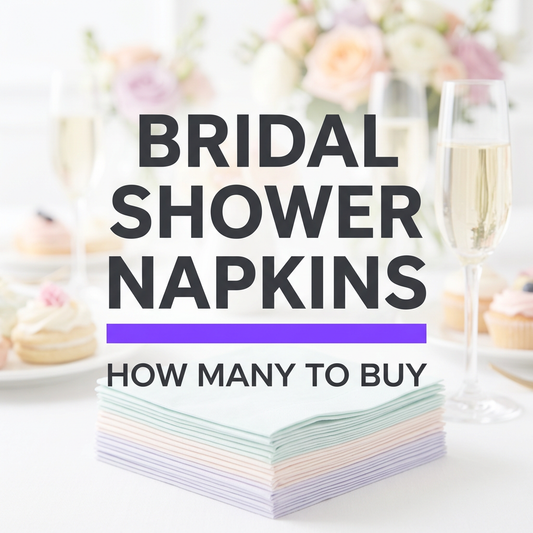 Bridal shower napkins quantity guide thumbnail