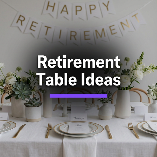 Retirement party table ideas and styling thumbnail