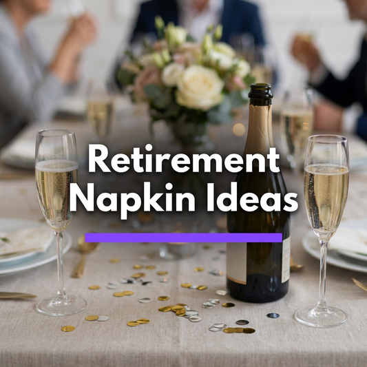 Retirement party napkin wording ideas thumbnail