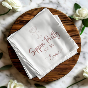 Drink Themed Party Birthday Cocktail Napkins