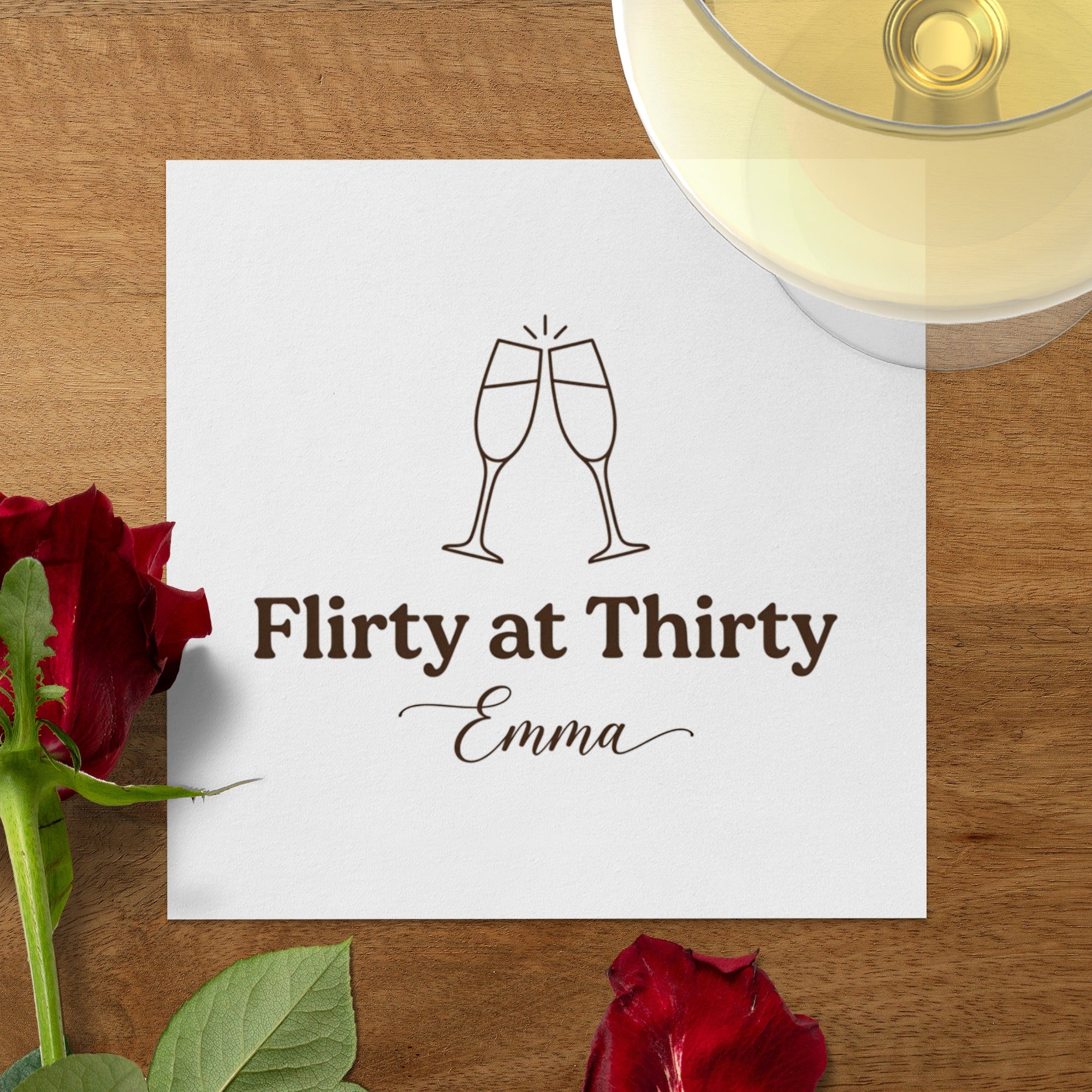 Milestone Birthday Cocktail Napkins
