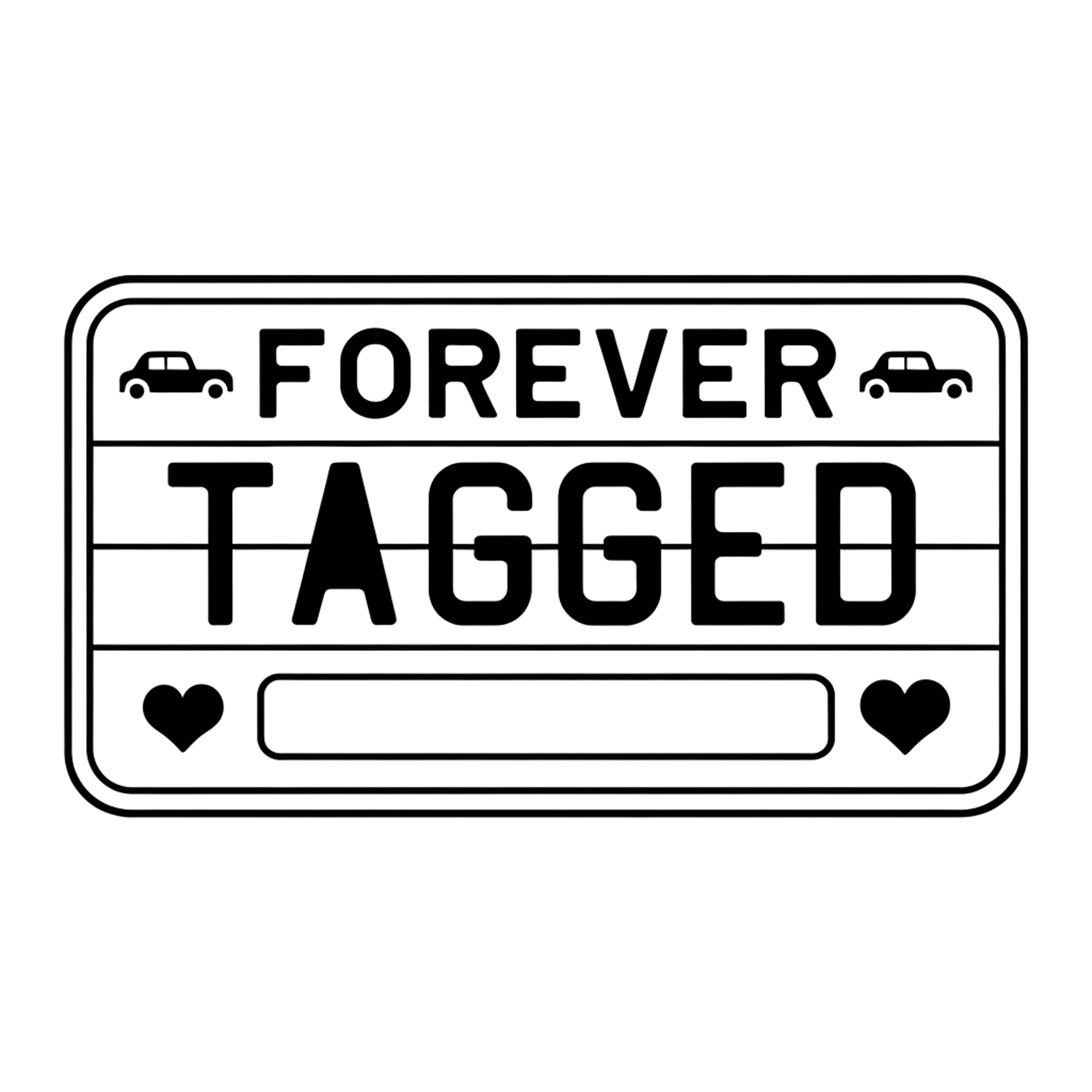 Wedding Personalized Cocktail Napkins – Retro Forever Tagged Design