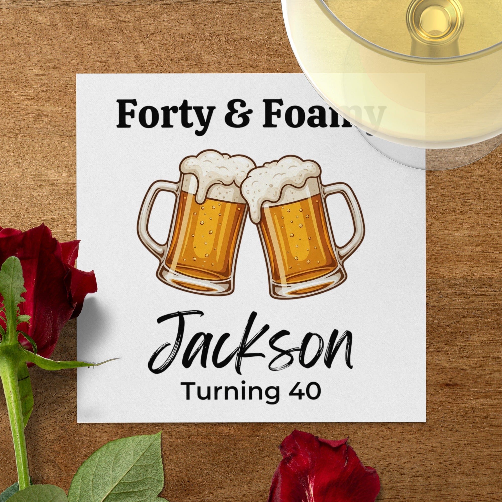 Celebrate Another Milestone Party Birthday Cocktail Napkins