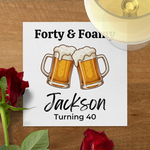 Celebrate Another Milestone Party Birthday Cocktail Napkins