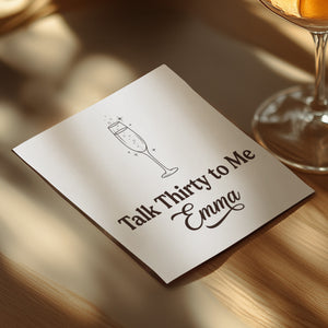 Personalized Birthday Cocktail Napkins