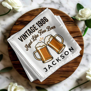 Celebrate Milestones Theme Birthday Cocktail Napkins