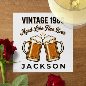 Celebrate Milestones Theme Birthday Cocktail Napkins