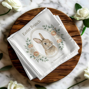 Personalized Easter Cocktail Napkins – Easter Brunch