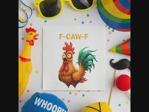 Personalized Funny Chicken Cocktail Napkins