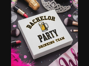 Wedding Personalized Cocktail Napkins – Drinking Team