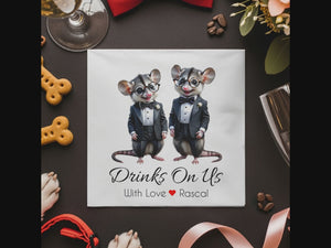 Personalized Rascal Cocktail Napkins